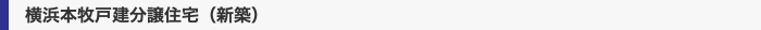 横浜本牧戸建分譲住宅（新築）